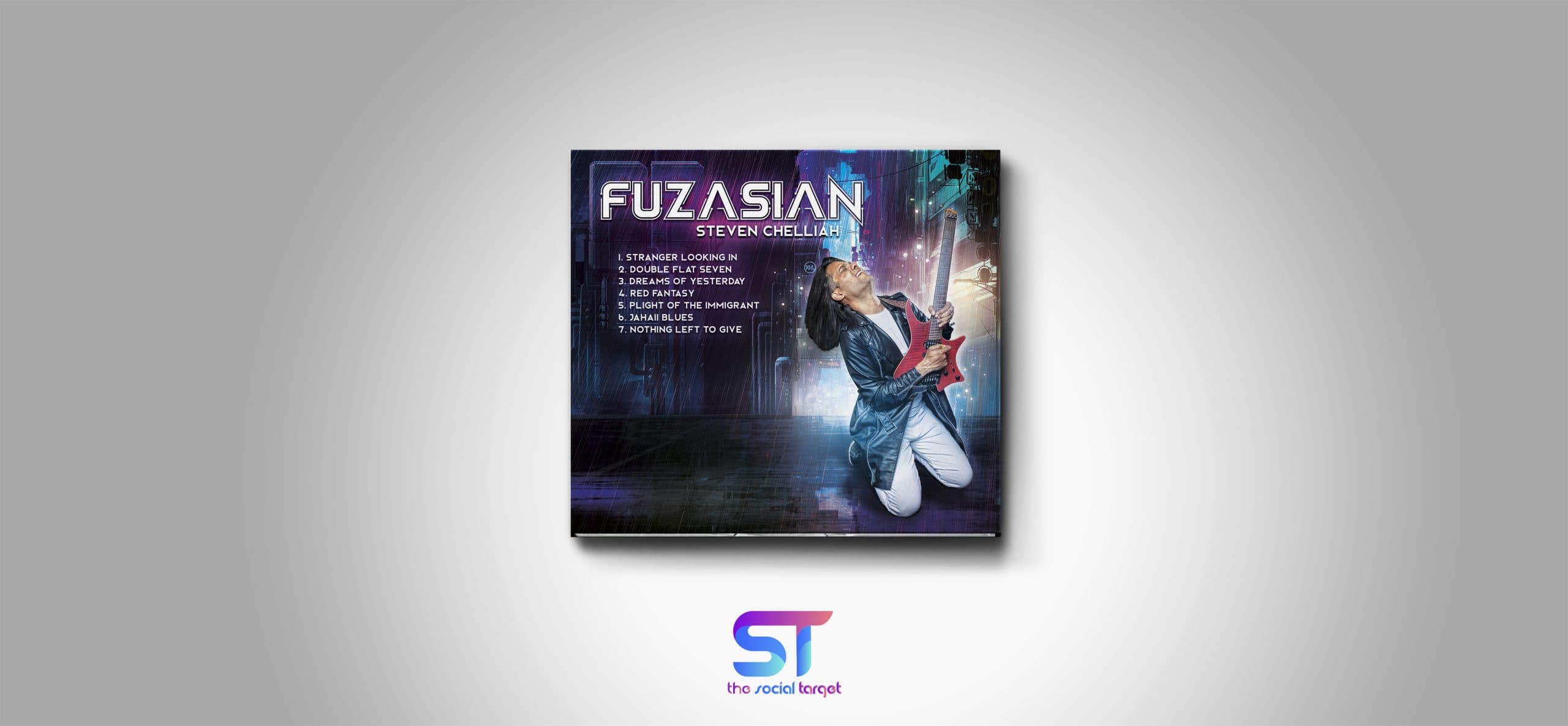 Fuzasian album digipack mockup, view 5