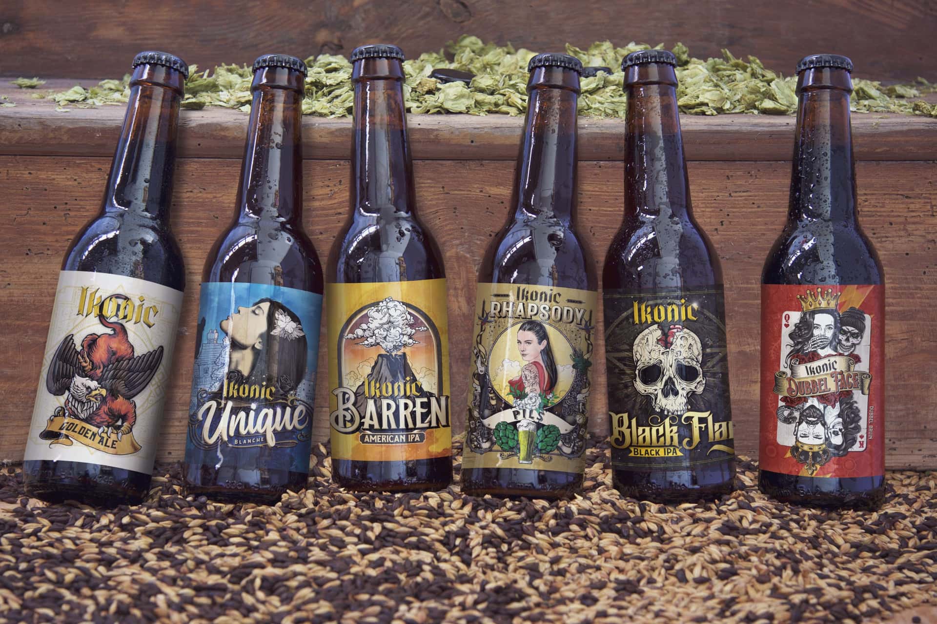 Ikonic Beer can packaging design