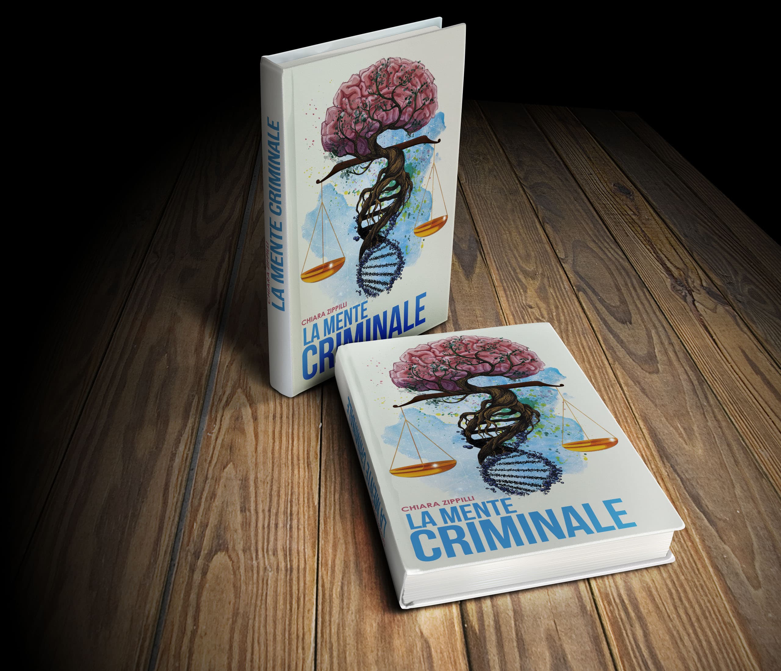 La Mente Criminale book cover design