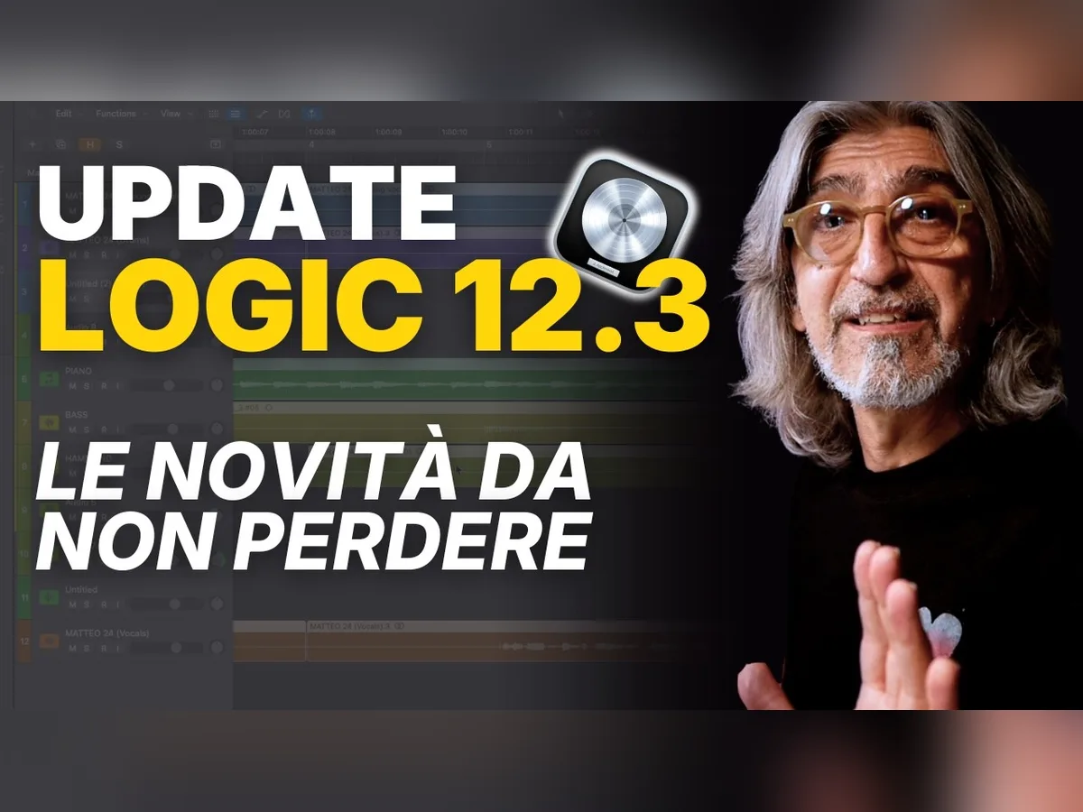 Marco Zanoni on YouTube: Logic 12.3 update